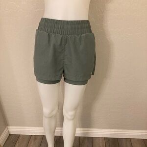 Wilo The Label Sage Green 2 In 1 Shorts Small